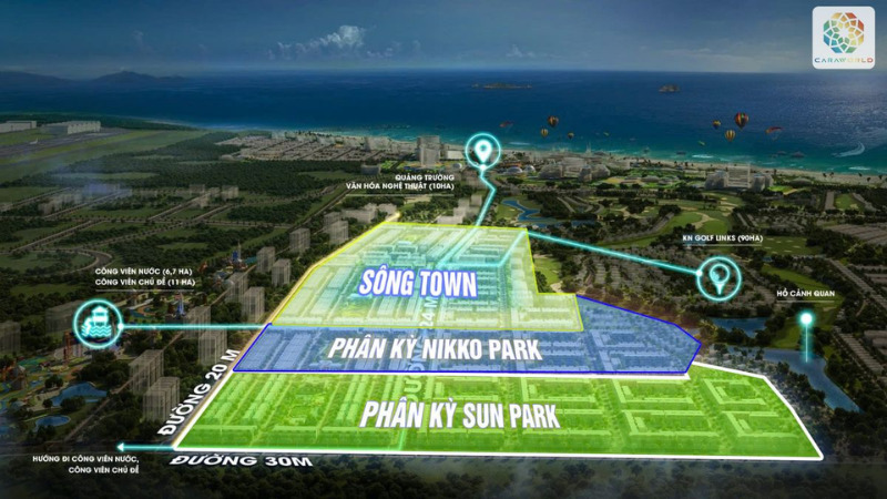 Các tiểu khu tại sông Town Cam Ranh - Khánh Hòa Các tiểu khu tại sông Town Cam Ranh - Khánh Hòa